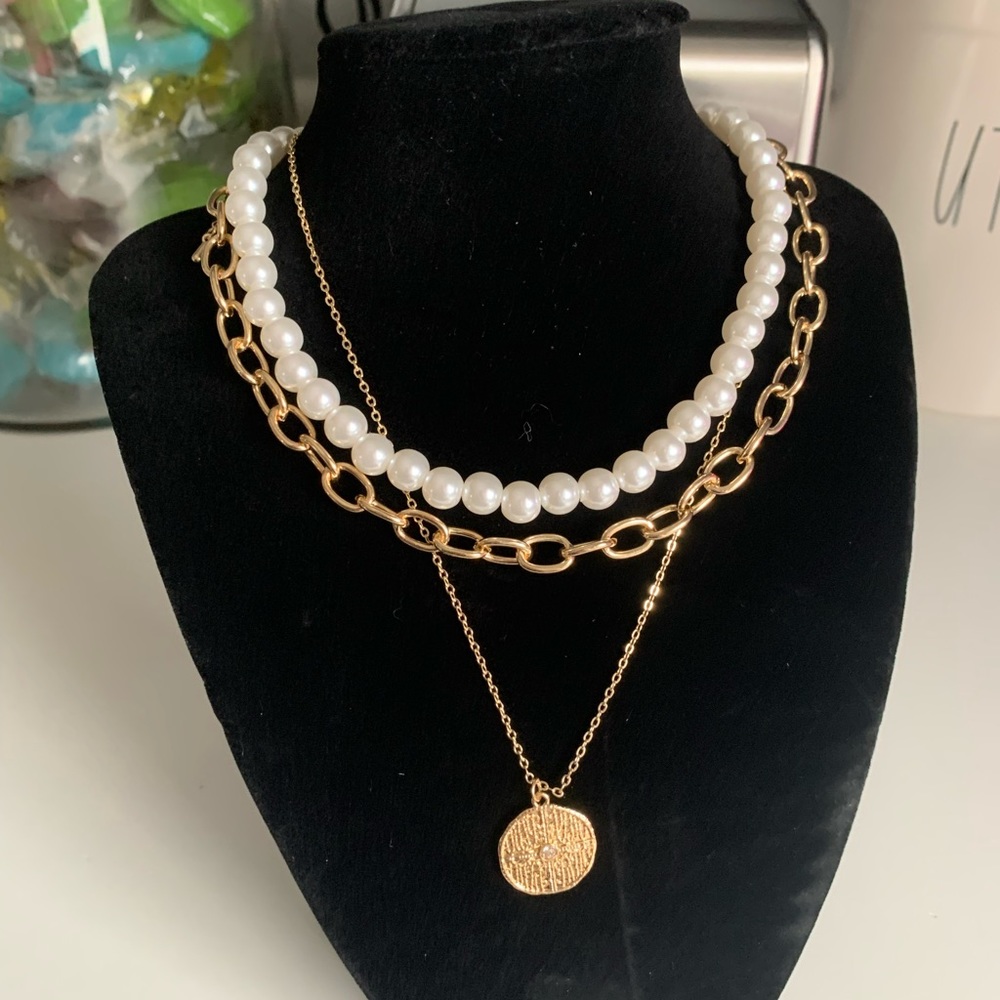 3 Layer Necklace with Single Latch💎